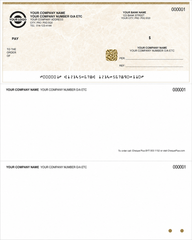 Business Cheques - Computer Cheques- Hologram Security option