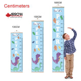 Custom Dinosaur Height Chart with Name – Cute Growth Ruler for Kids, Nursery Room Decor, Baby Shower, Birthday