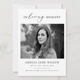 In Loving Memory Card – Custom Printed