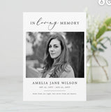 In Loving Memory Card – Custom Printed