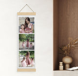 Custom hanging Canvas Prints with Wooden Bars - Arrow Print Canada