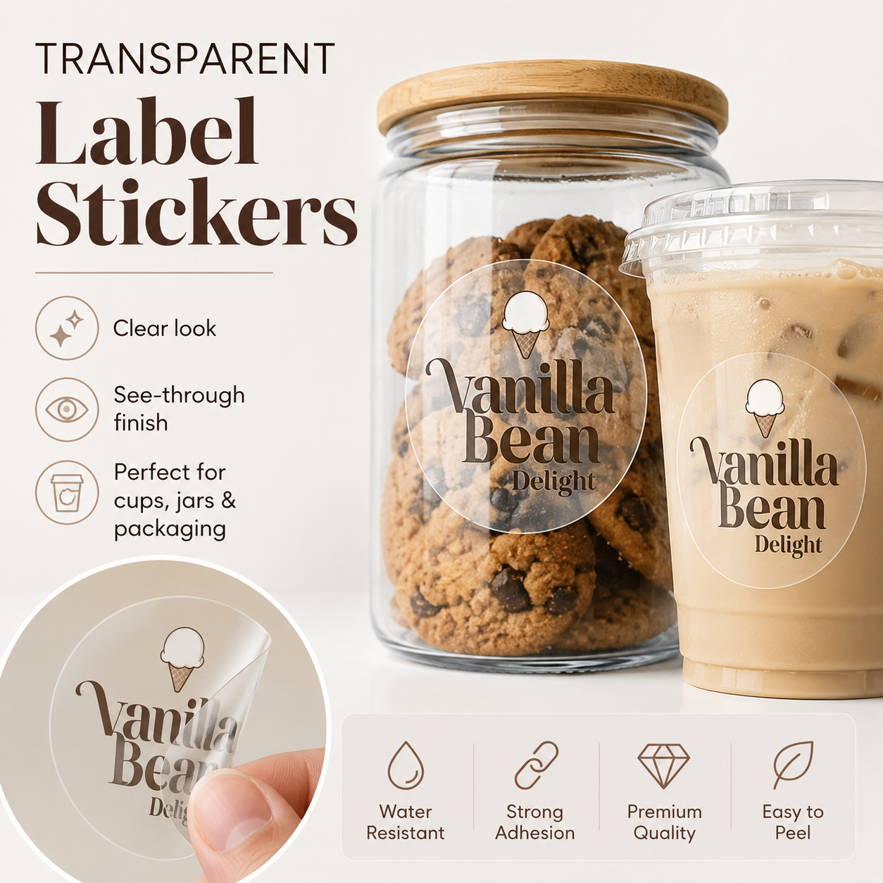transparent sticker