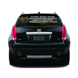 Vinyl Lettering - logo on vehicle