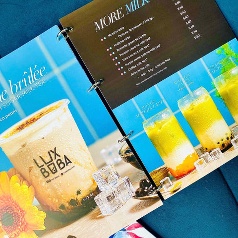 PVC Menus - WATERPROOF TEAR-PROOF MENUS | 5.5