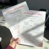 Art Texture Paper Menus